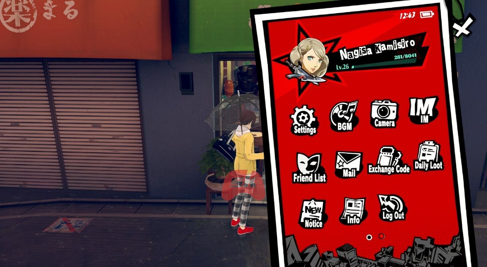 The Smartphone in P5X (Image via Sportskeeda Gaming || SEGA)